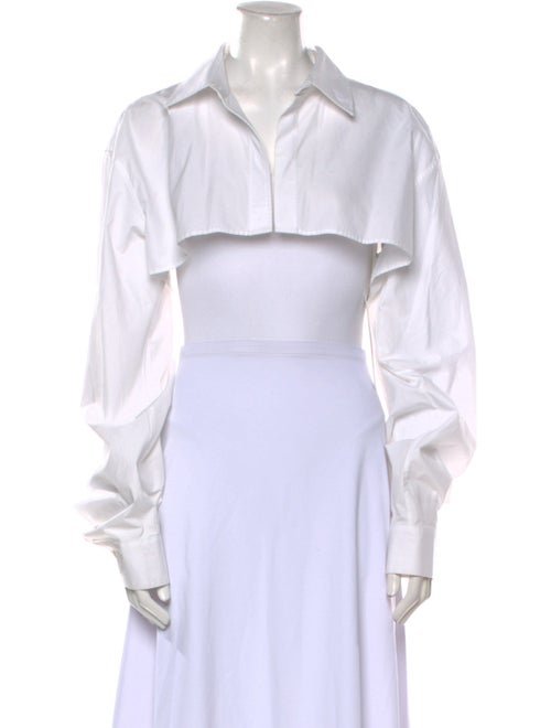 Alexander Wang Long Sleeve Crop Top