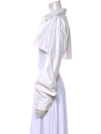 Alexander Wang Long Sleeve Crop Top