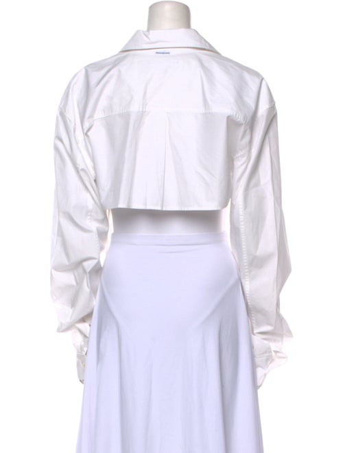 Alexander Wang Long Sleeve Crop Top