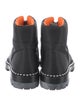 Alexander Wang Nylon Studded Accents Combat Boots