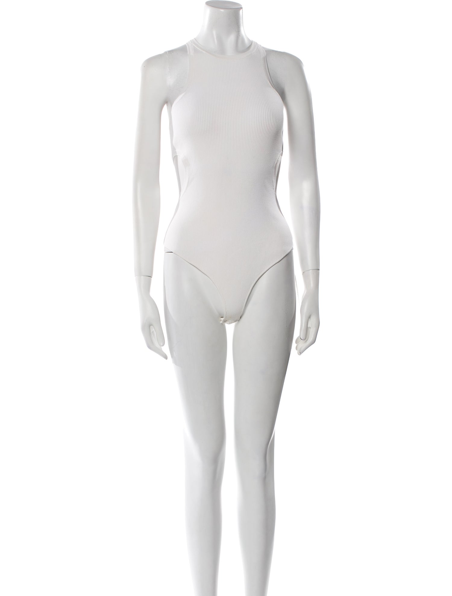 Alexander Wang Crew Neck Sleeveless Bodysuit