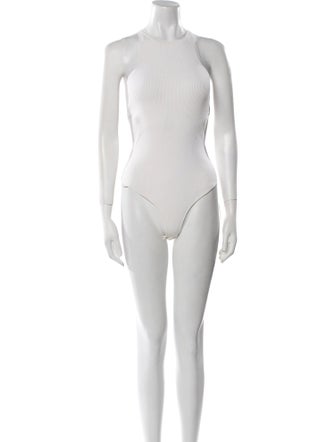 Alexander Wang Crew Neck Sleeveless Bodysuit