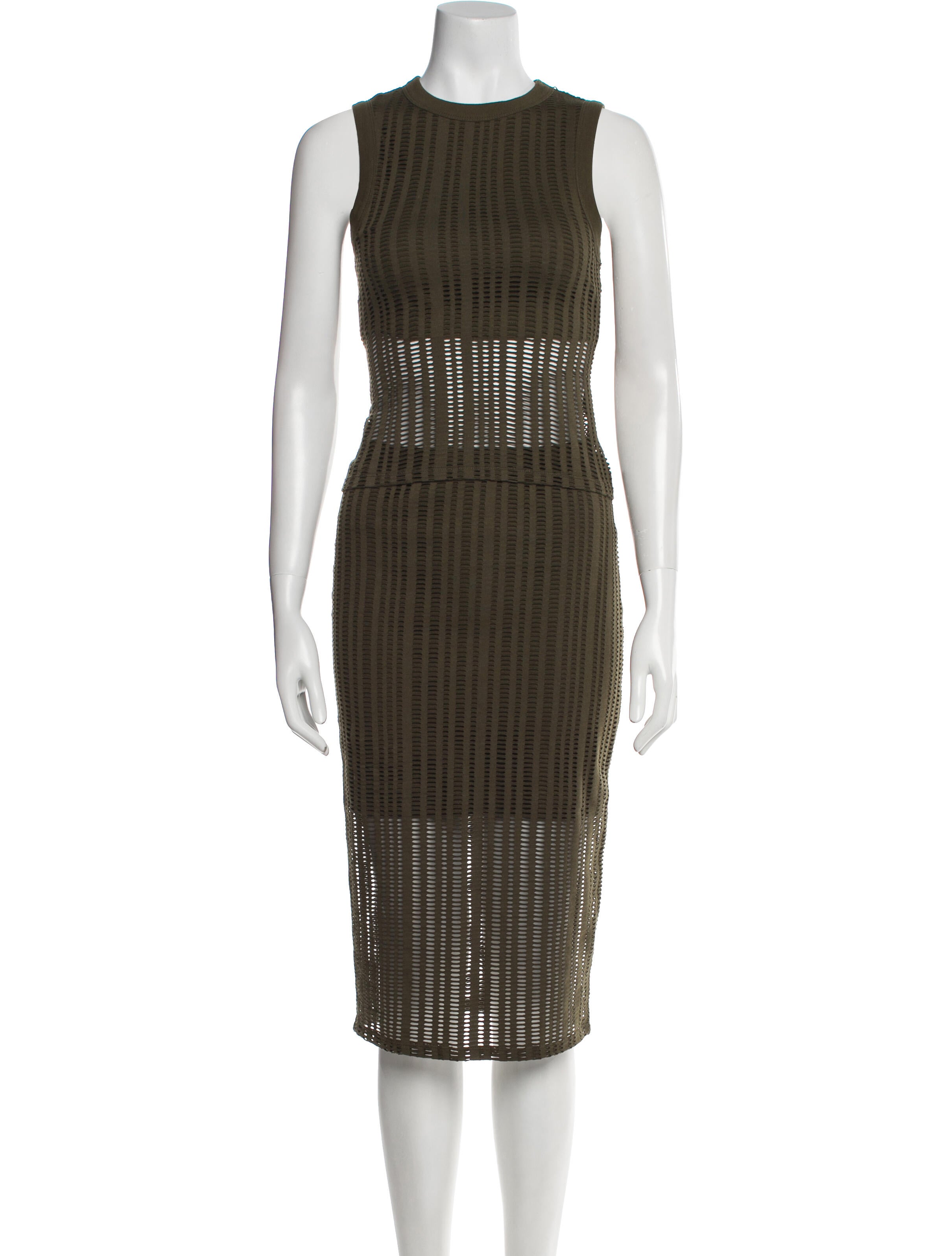 T by Alexander Wang Striped Skirt Suit