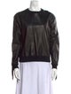 Alexander Wang Lambskin Crew Neck Sweatshirt