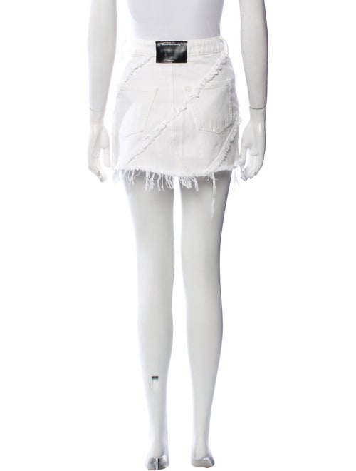 Alexander Wang Raw-Edge Trim Mini Skirt