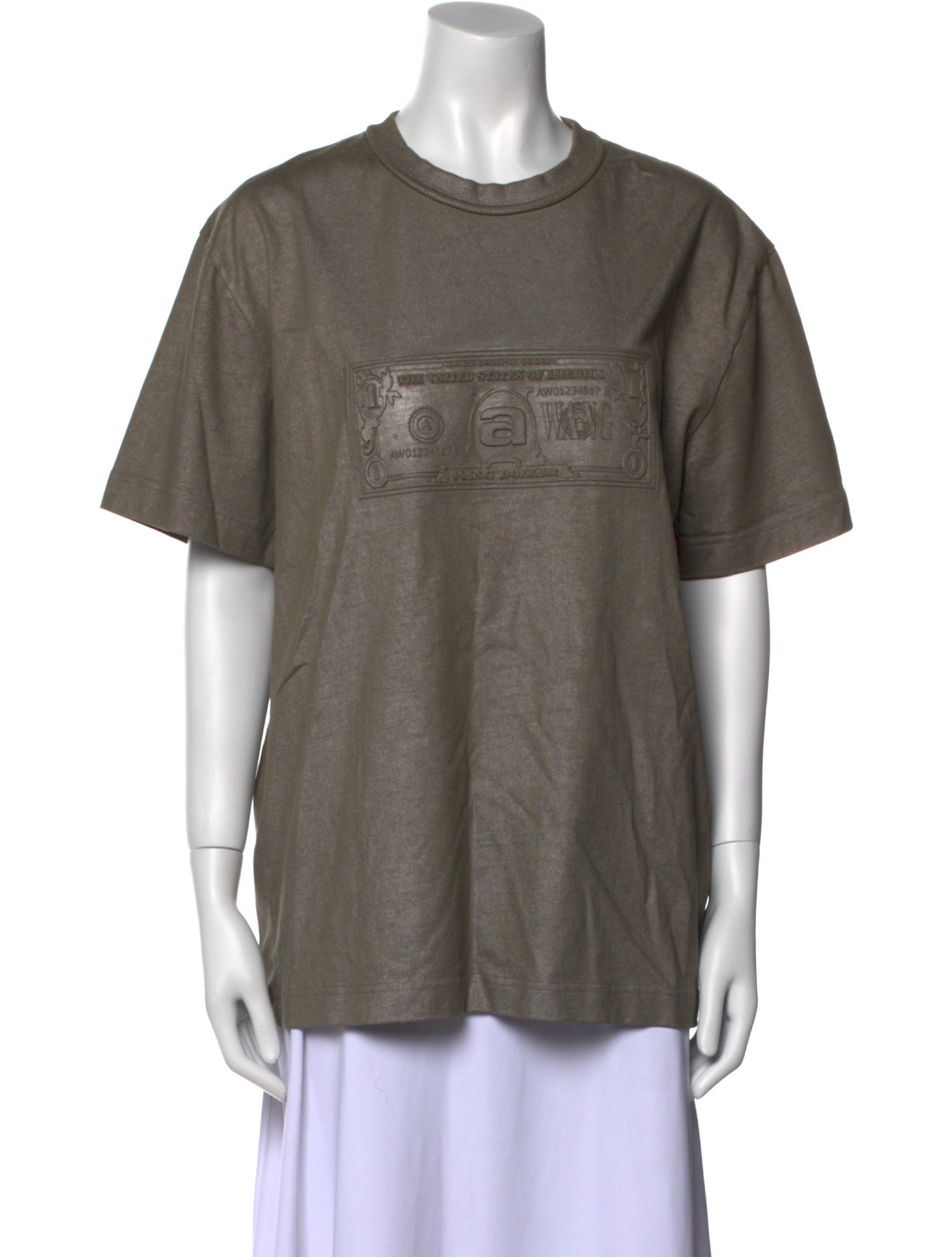 Alexander Wang Graphic Print Crew Neck T-Shirt