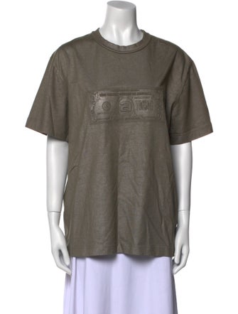 Alexander Wang Graphic Print Crew Neck T-Shirt