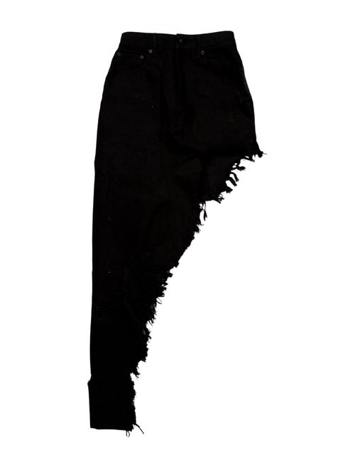 Alexander Wang Distressed Accents Midi Length Skirt