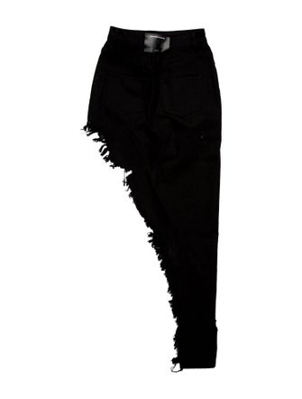 Alexander Wang Distressed Accents Midi Length Skirt