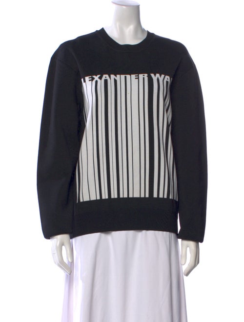 Alexander Wang Graphic Print Crew Neck Sweatshirt