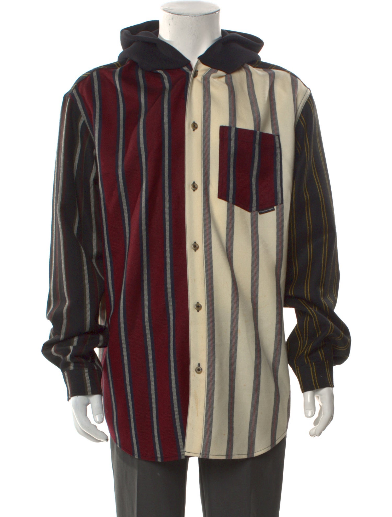 Alexander Wang Virgin Wool Striped Shirt