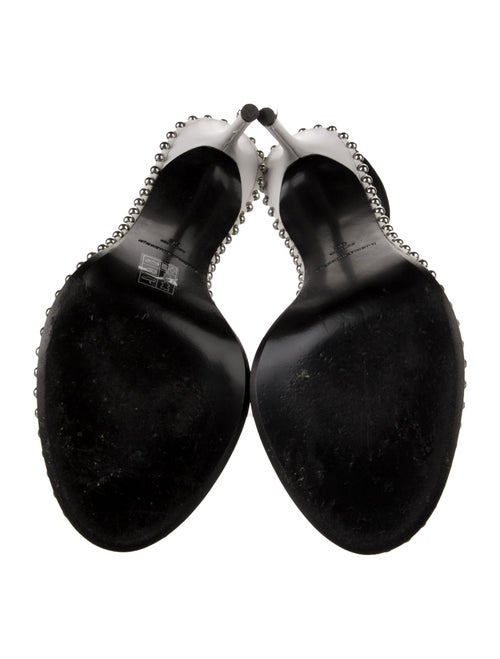 Alexander Wang Leather Studded Accents Slingback Sandals