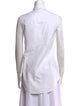 Alexander Wang Mock Neck Sleeveless Button-Up Top