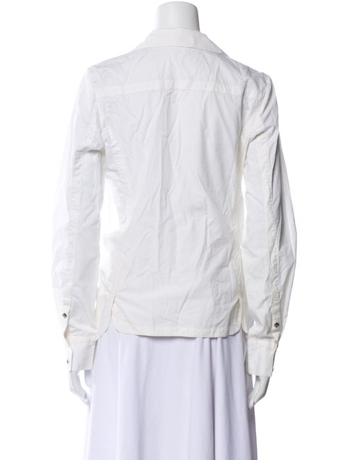 Alexander Wang V-Neck Long Sleeve Blouse