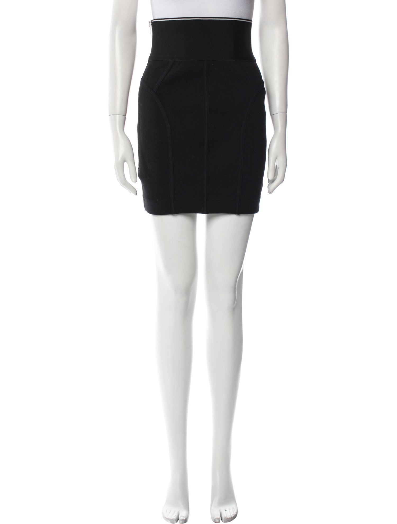 Alexander Wang Embroidered Accent Mini Skirt