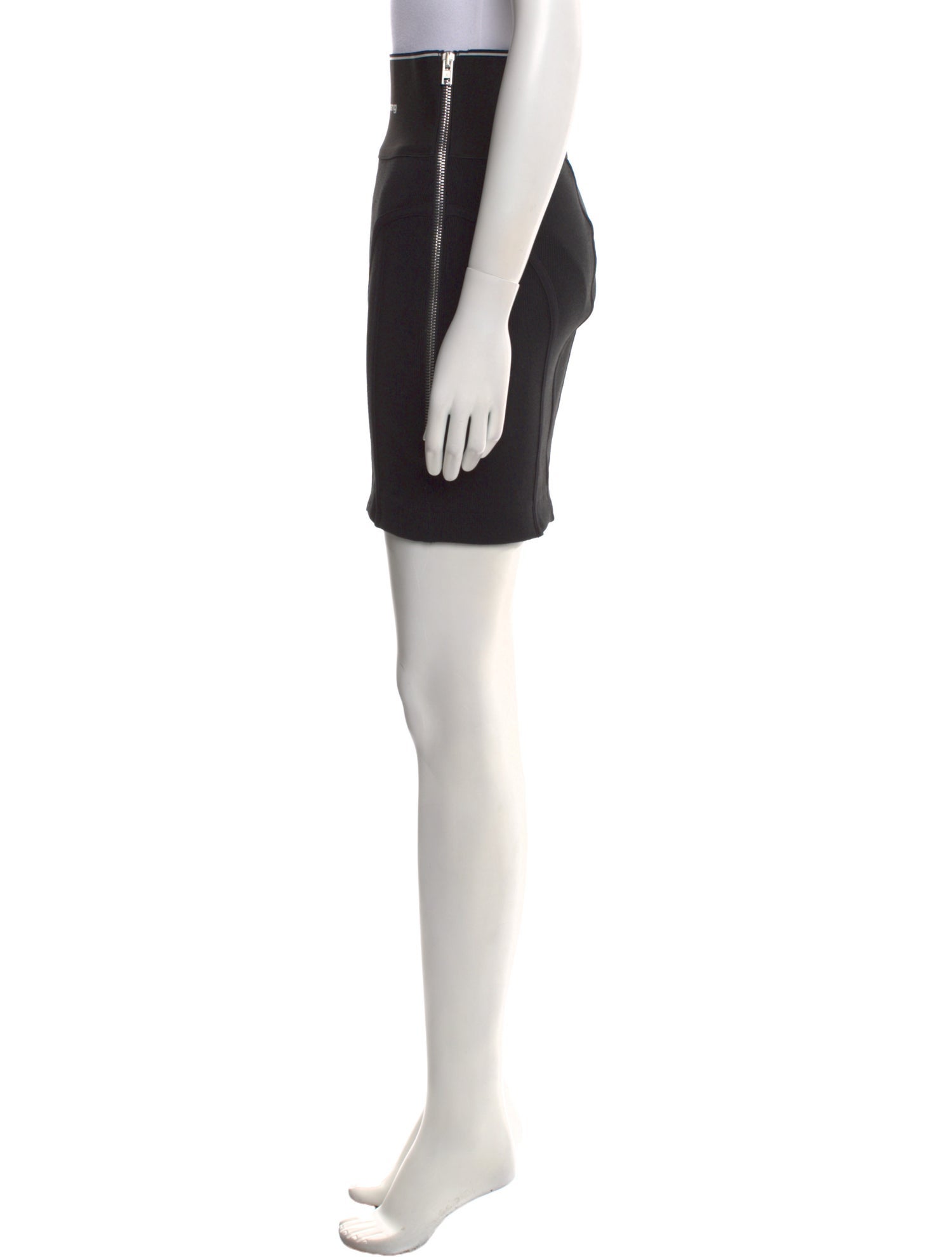 Alexander Wang Embroidered Accent Mini Skirt