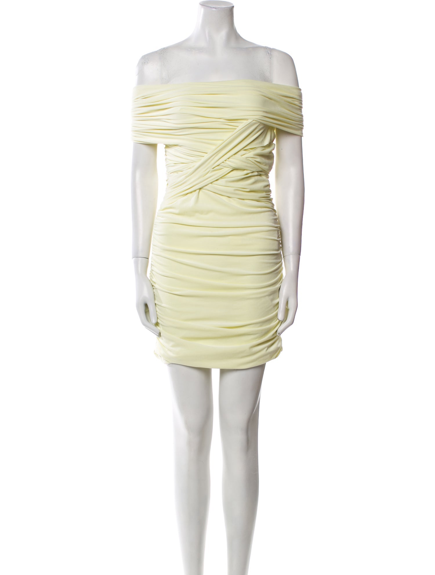 Alexander Wang Off-The-Shoulder Mini Dress