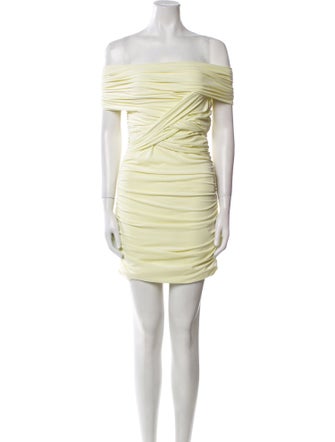 Alexander Wang Off-The-Shoulder Mini Dress