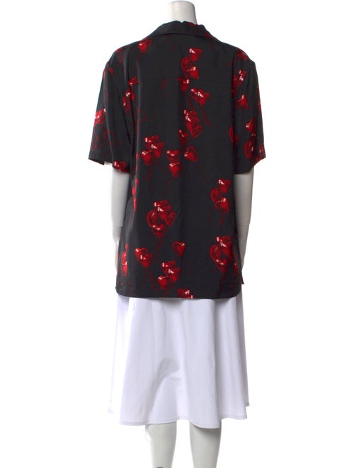 Alexander Wang Printed Short Sleeve Tunic