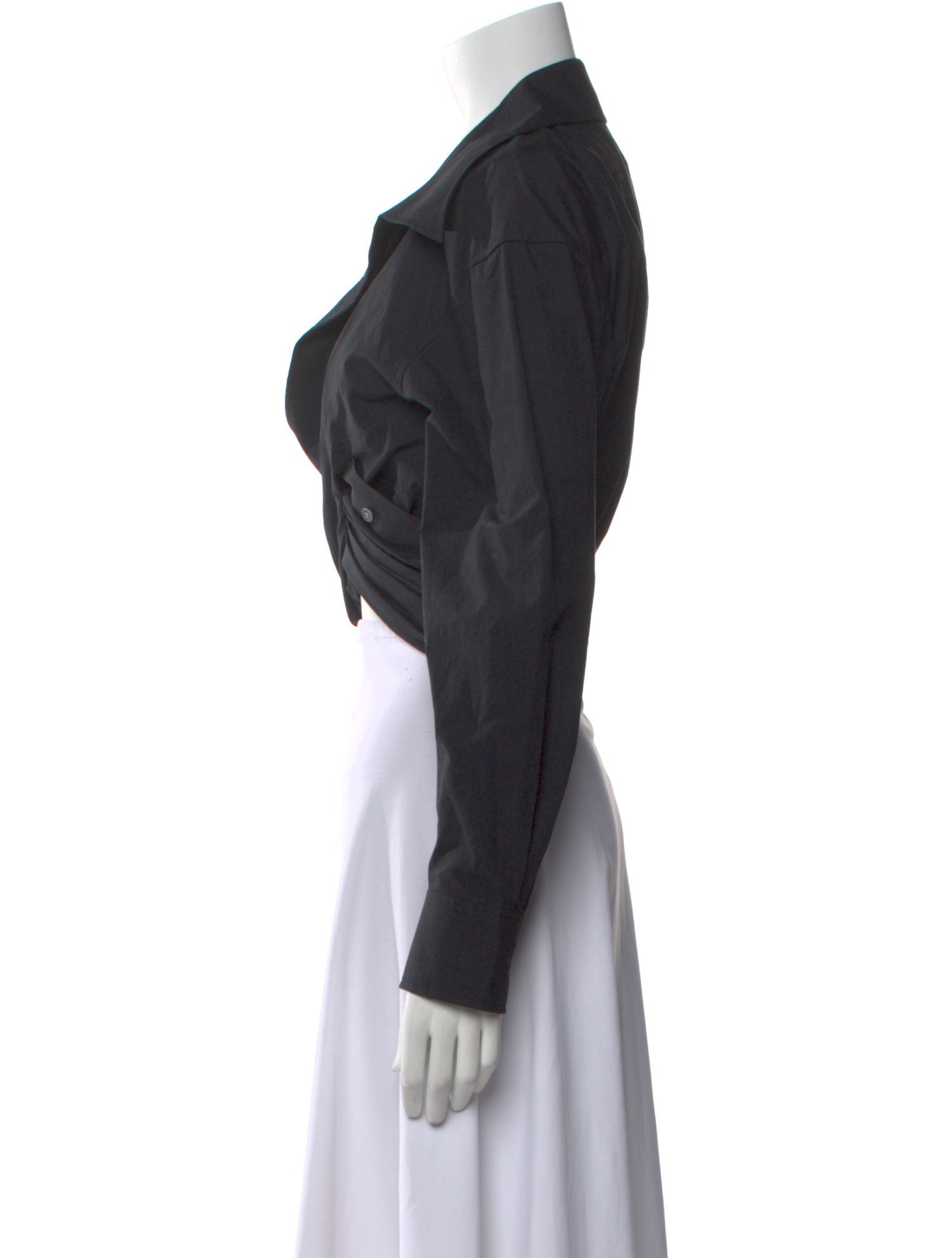 Alexander Wang Long Sleeve Crop Top