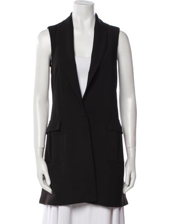 Alexander Wang Leather V-Neck Tunic