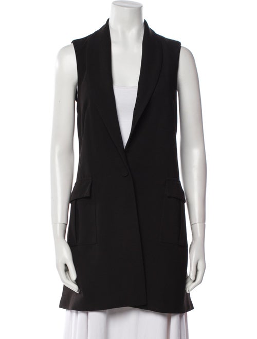 Alexander Wang Leather V-Neck Tunic