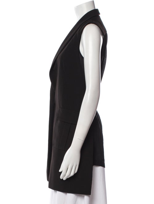 Alexander Wang Leather V-Neck Tunic