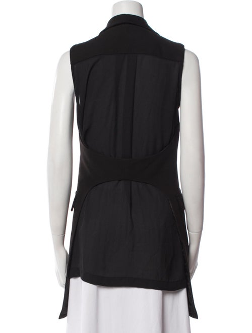 Alexander Wang Leather V-Neck Tunic