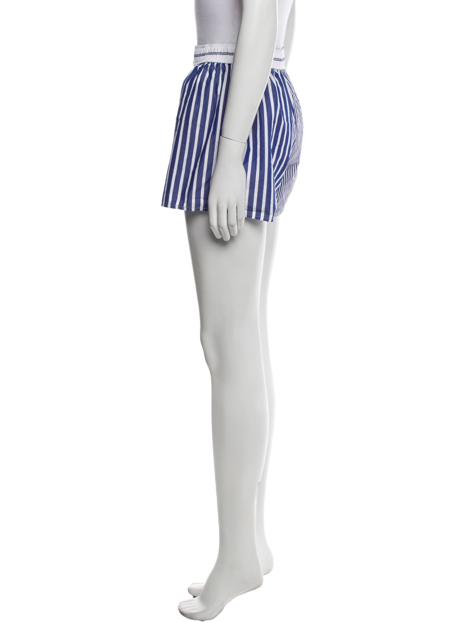 Alexander Wang Striped Mini Shorts