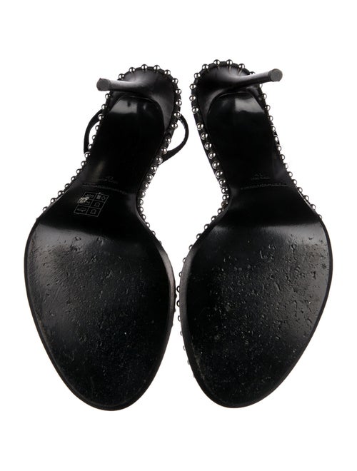 Alexander Wang Leather Studded Accents Slingback Sandals