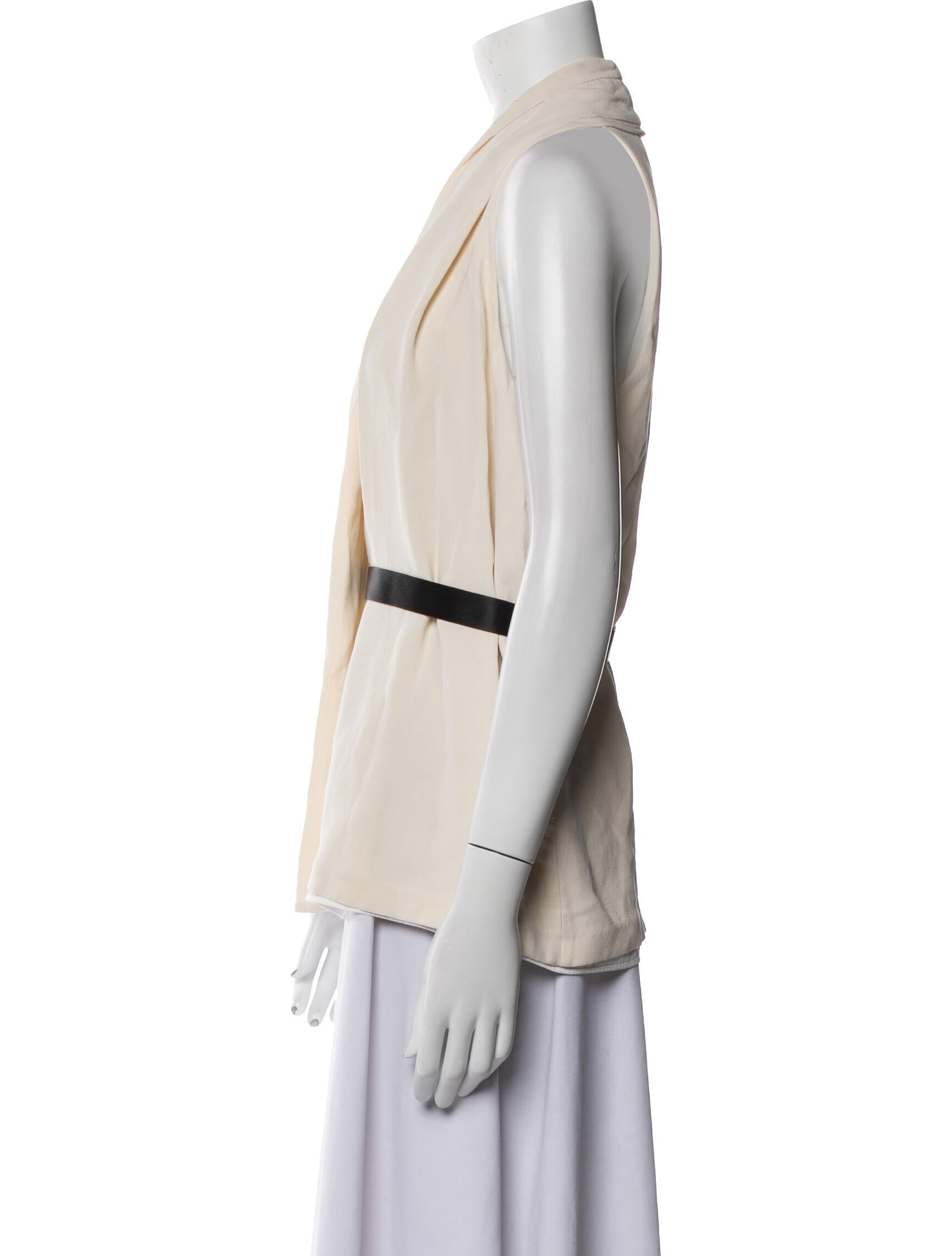 Alexander Wang Silk V-Neck Blouse