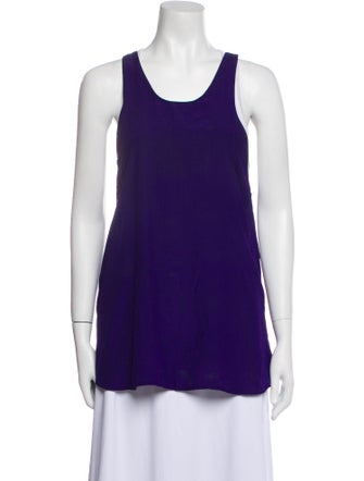 Alexander Wang Silk Scoop Neck Top