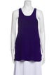 Alexander Wang Silk Scoop Neck Top