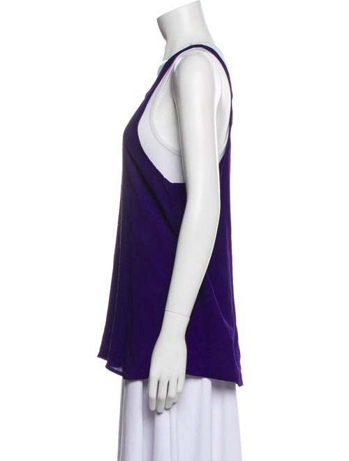 Alexander Wang Silk Scoop Neck Top