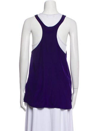 Alexander Wang Silk Scoop Neck Top