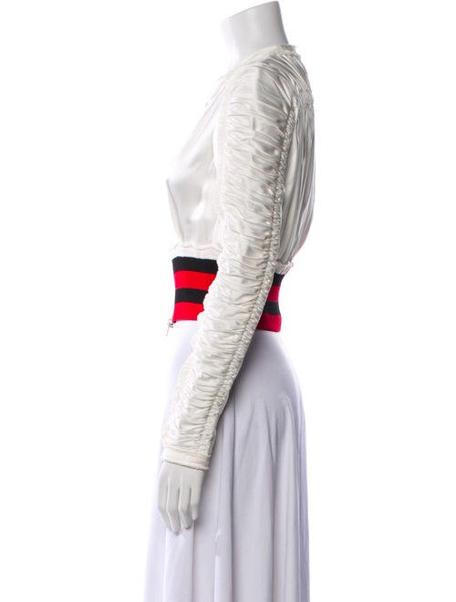 Alexander Wang Colorblock Pattern Bomber Jacket