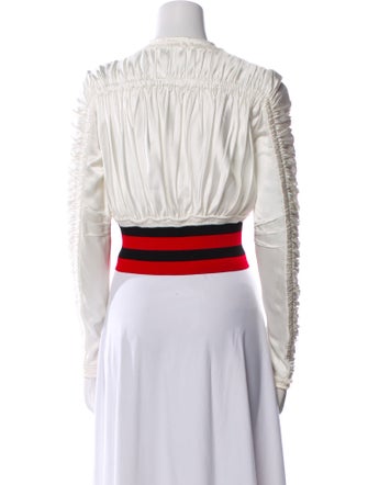 Alexander Wang Colorblock Pattern Bomber Jacket