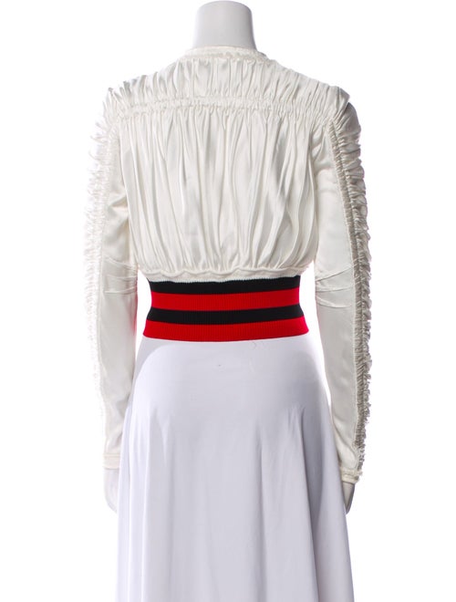 Alexander Wang Colorblock Pattern Bomber Jacket