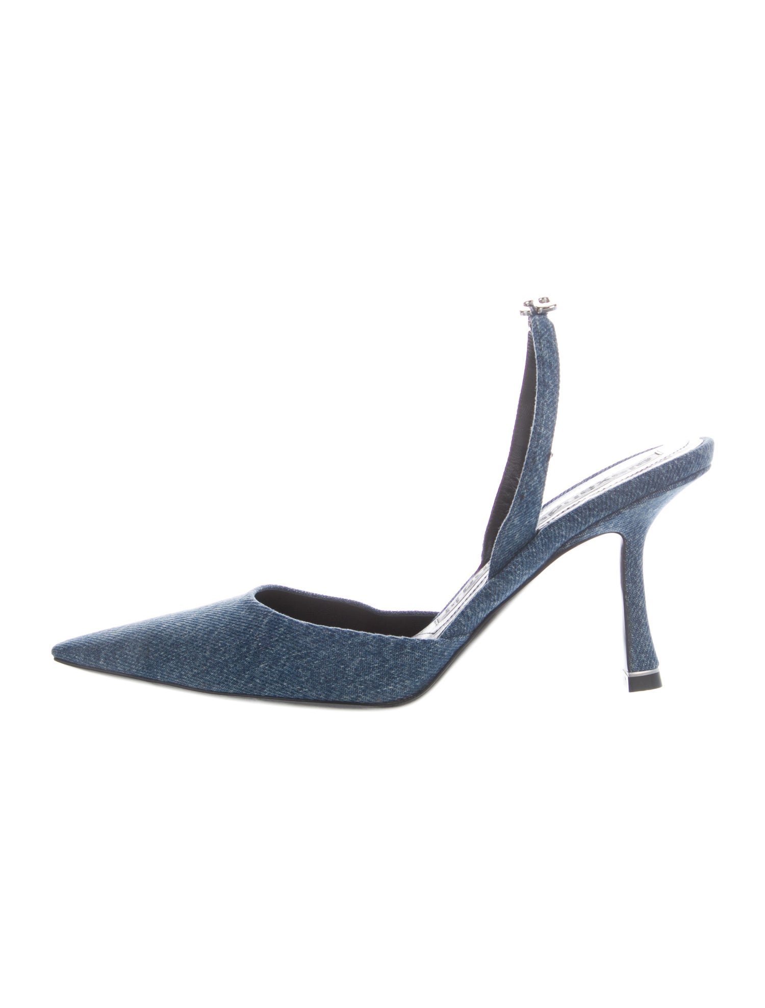 Alexander Wang Denim Slingback Pumps