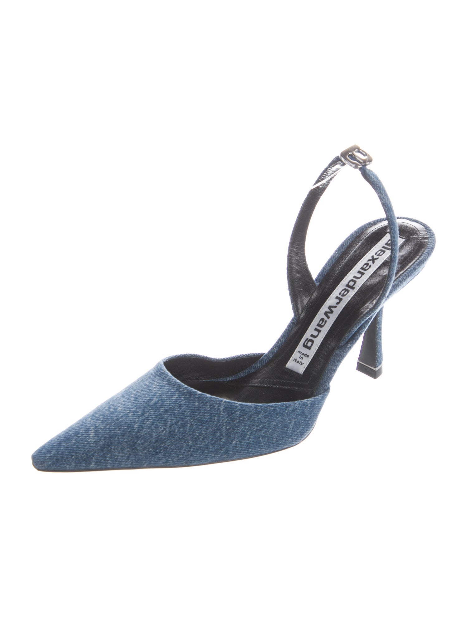 Alexander Wang Denim Slingback Pumps
