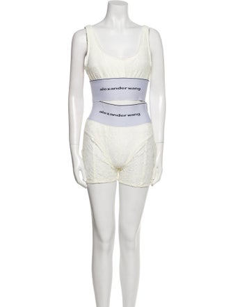 Alexander Wang Graphic Print Pant Set