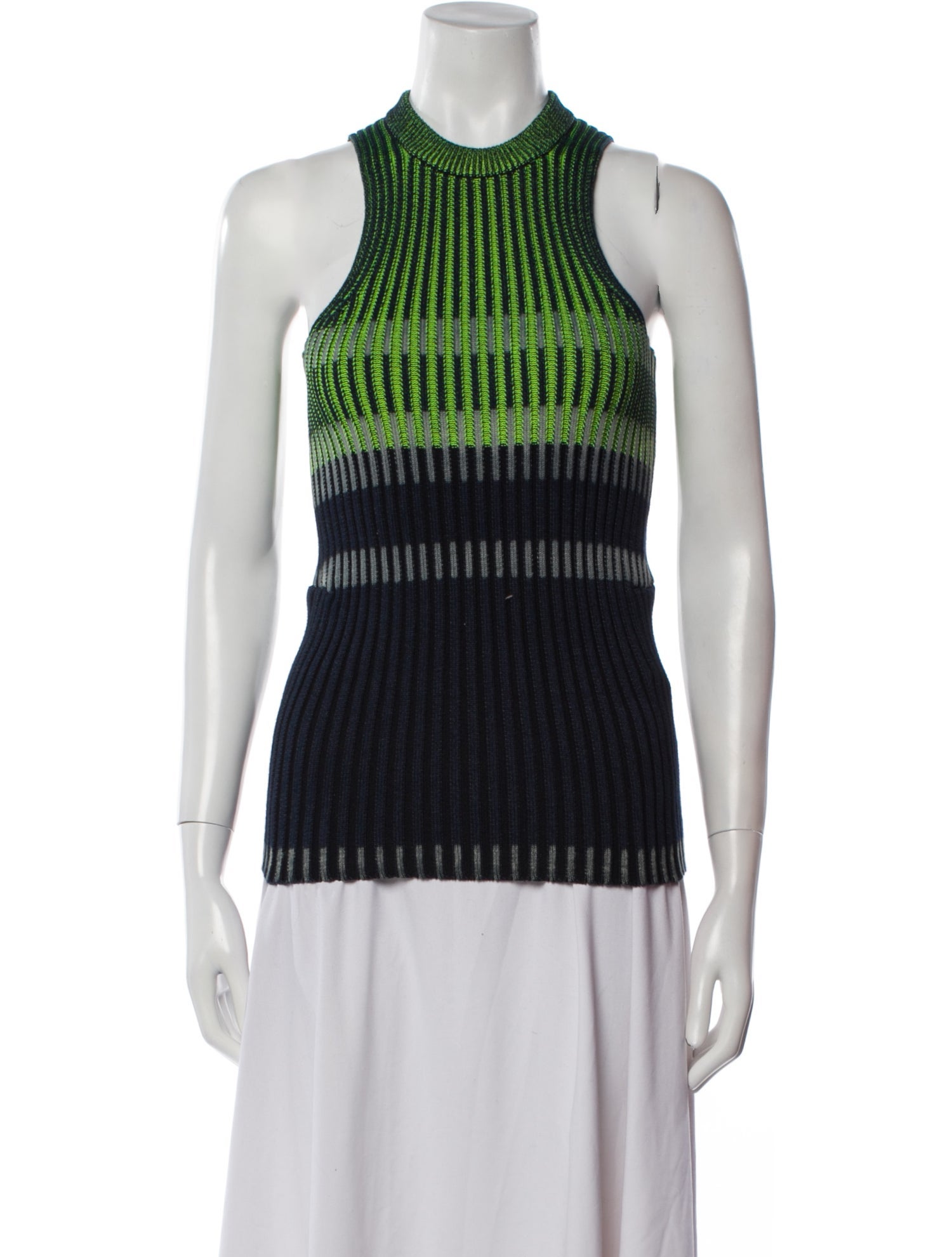 Alexander Wang Striped Crew Neck Sweater