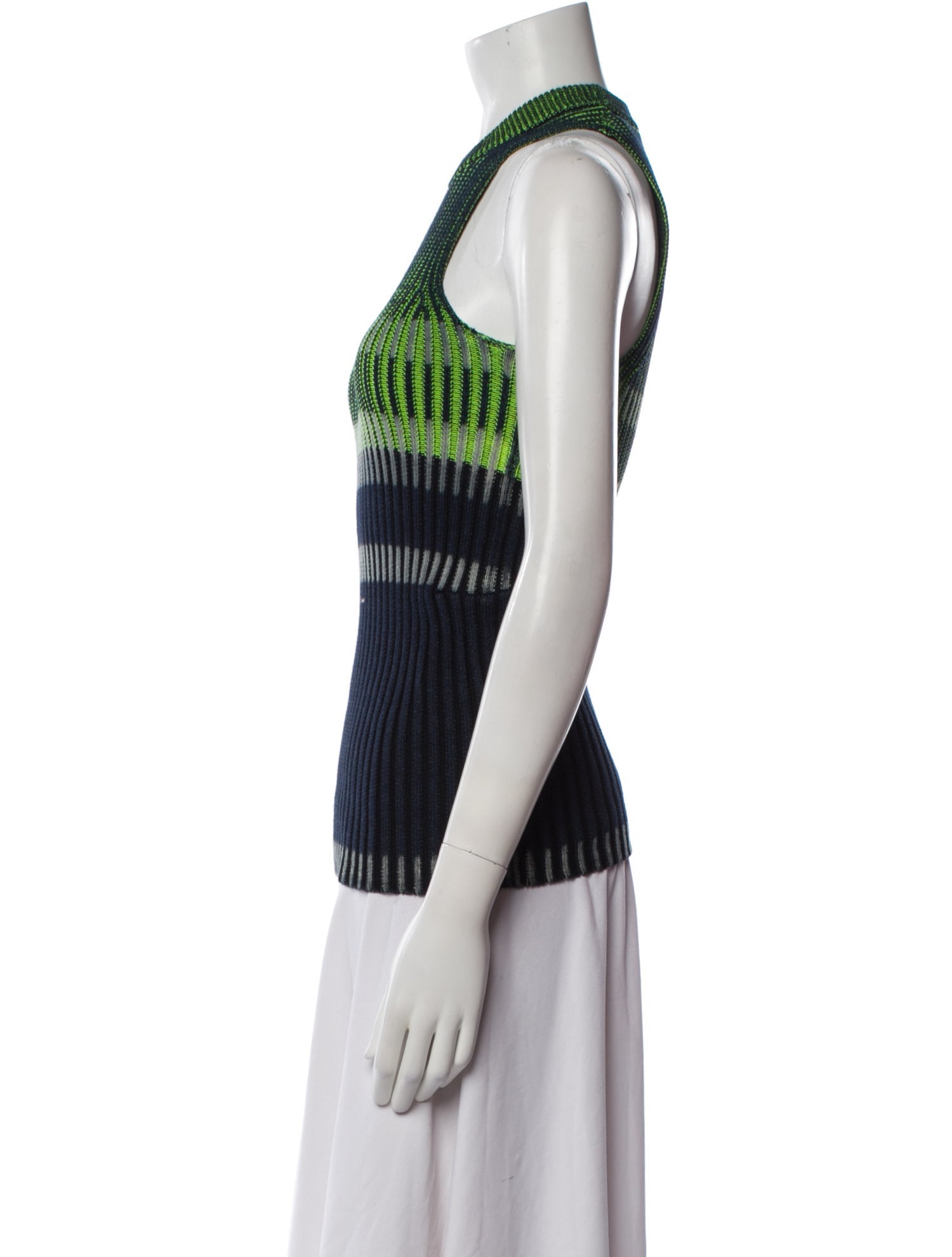 Alexander Wang Striped Crew Neck Sweater