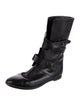 Alexander Wang Leather Moto Boots