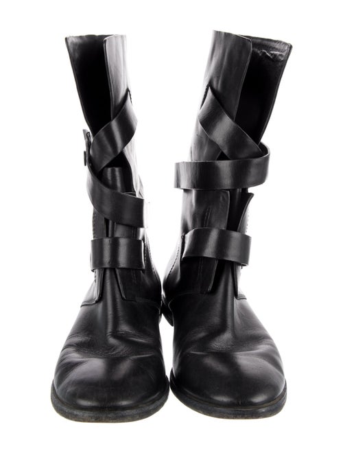 Alexander Wang Leather Moto Boots