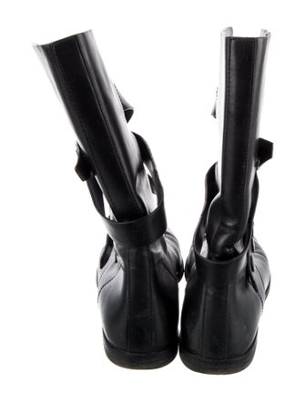 Alexander Wang Leather Moto Boots