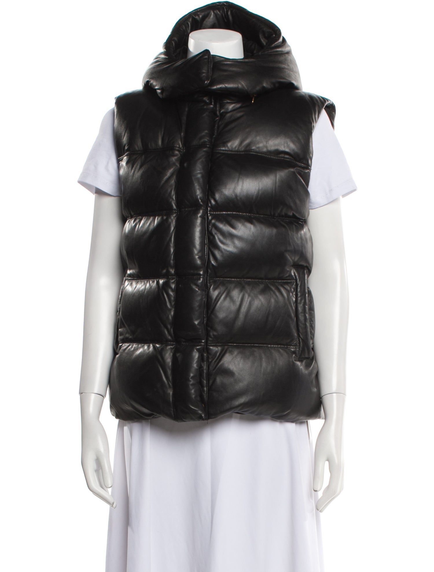 Alexander Wang Leather Down Jacket