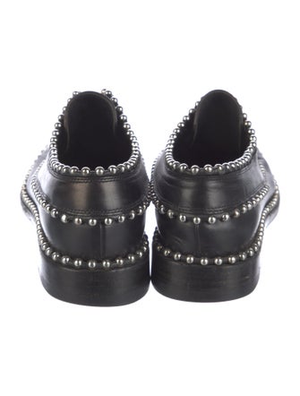Alexander Wang Leather Studded Accents Oxfords