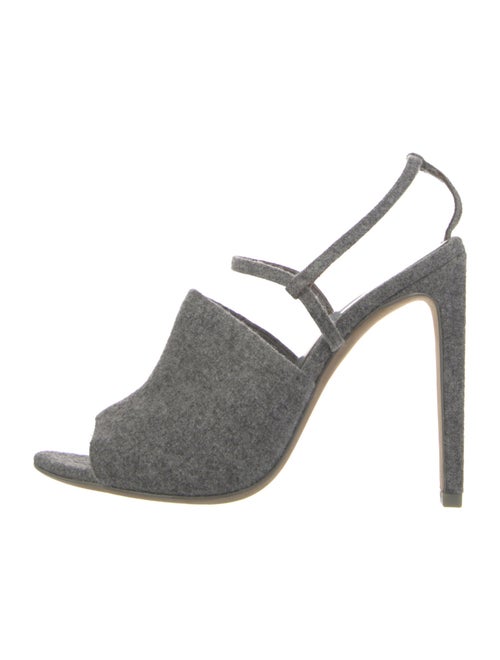 Alexander Wang Wool Slingback Sandals