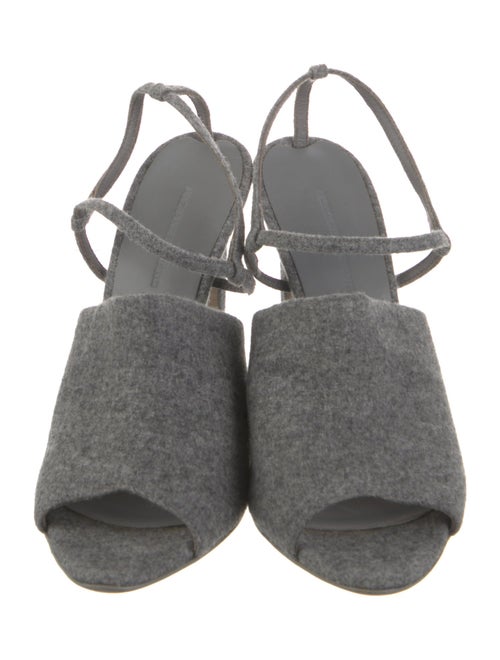 Alexander Wang Wool Slingback Sandals